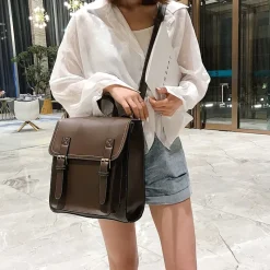 Kawaii Therapy Preppy Backpacks | Large Backpacks<Walnut Series Vintage Large Backpack – Limited Edition