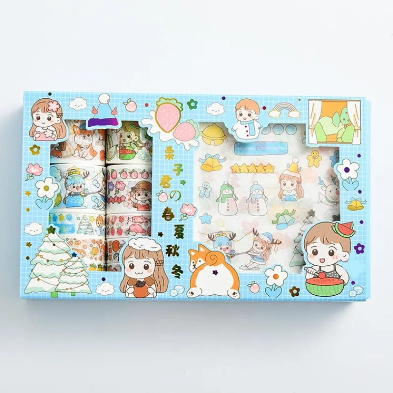 Kawaii Therapy Stickers<Washi Tape Harajuku Sticker Set