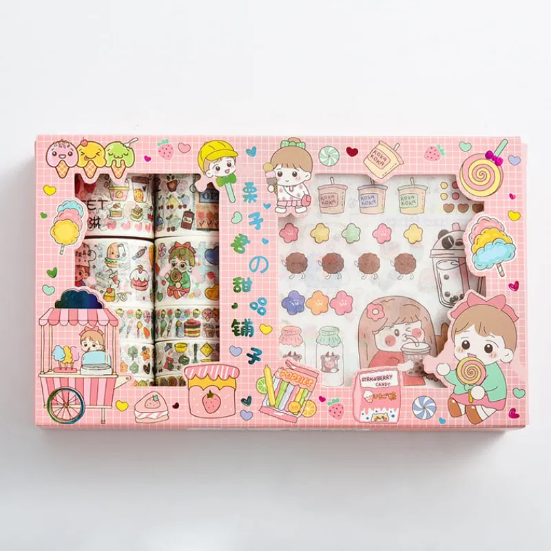 Kawaii Therapy Stickers<Washi Tape Harajuku Sticker Set