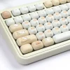 Kawaii Therapy Keyboards & Keycaps<Kawaii Toasted Marshmallow Cat Mog Profile Keycaps (136 Keys)