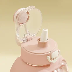 Kawaii Therapy Bottles<Kawaii Transparent Style Bear Straw Bottle – Special Edition