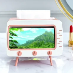 Kawaii Therapy Tissue Box<Kawaii TV Tissue Box Phone Holder – Limited Edition