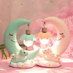Kawaii Therapy Kawaii Lamps<Kawaii Unicorn Moon Lamp – Limited Edition