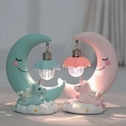 Kawaii Therapy Kawaii Lamps<Kawaii Unicorn Moon Lamp – Limited Edition