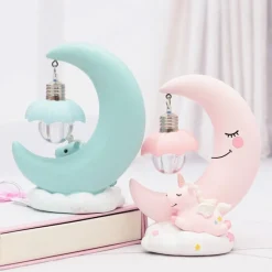 Kawaii Therapy Kawaii Lamps<Kawaii Unicorn Moon Lamp – Limited Edition