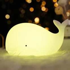 Kawaii Therapy Kawaii Lamps<Kawaii Whale Soft Silicone Lamp – Limited Edition