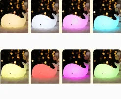 Kawaii Therapy Kawaii Lamps<Kawaii Whale Soft Silicone Lamp – Limited Edition