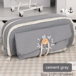 Kawaii Therapy Pencil Cases<Korea Style Large Capacity Pencil Case – Limited Edition